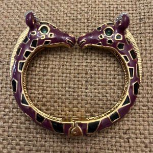 Juicy Couture Giraffe Bangle Bracelet w/ Rhinestones